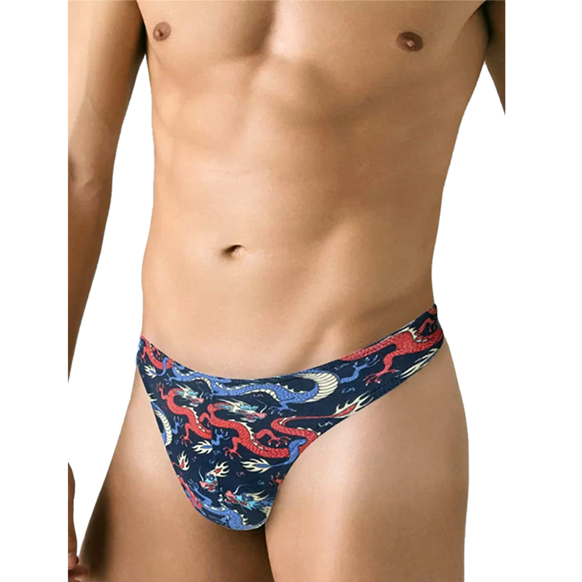Doreanse Underwear 1200 Dragons Pattern Thong » GK Authentic Retail Store